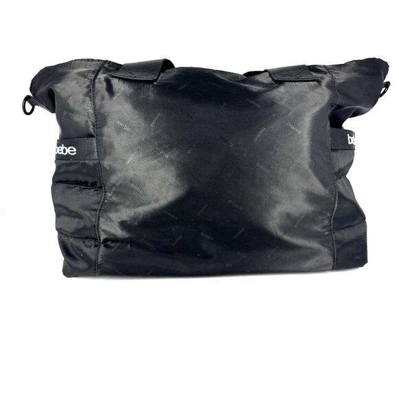 Bebe 3-Piece Bag Set Black with Gold Hardware – Crossbody, Backpack & Tot - Picture 3 of 16